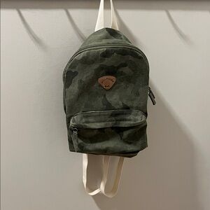 Billabong Camouflage Backpack with Tan Accents